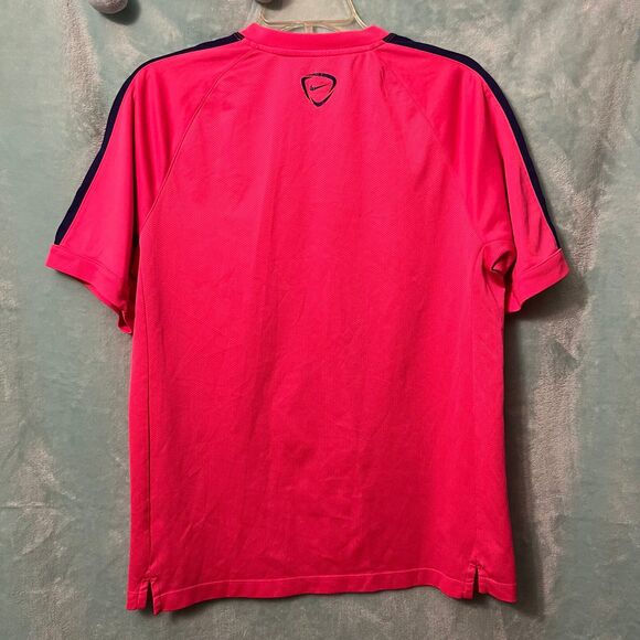 Nike FC Barcelona 2014-2015 Neon Pink Training Jersey Top Men’s L Large Soccer - Picture 5 of 5